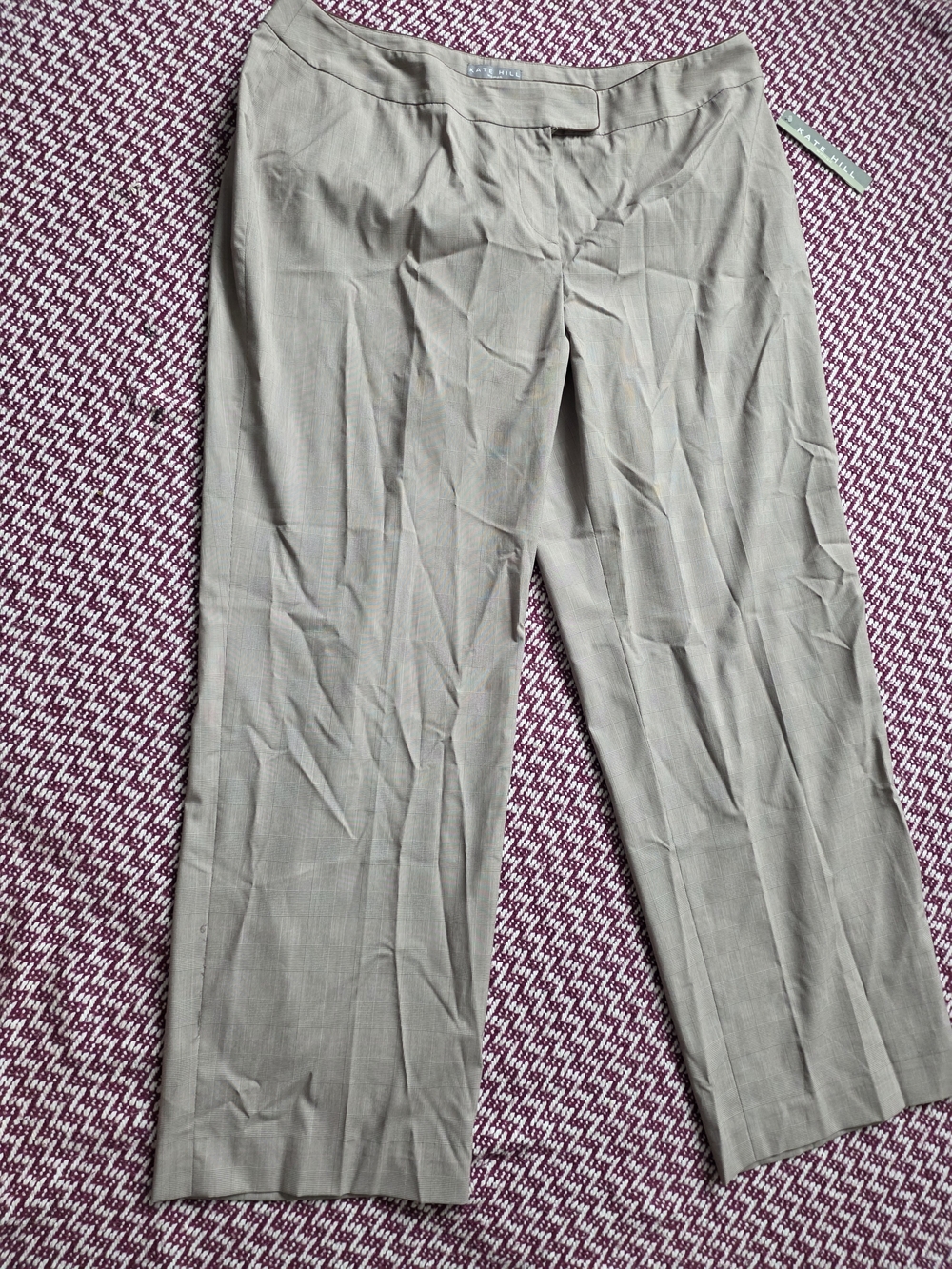 Kate Hill Light Taupe Women's Dress Trousers